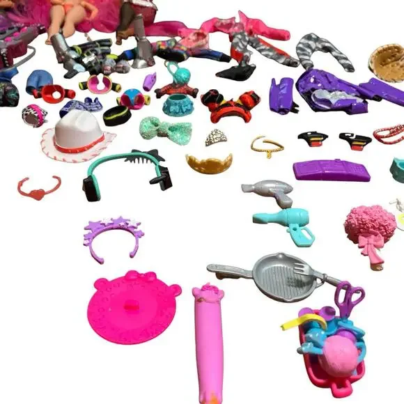 Huge LOL Surprise Doll Lot 40+ Dolls, 3 OMG Fashion Dolls, Playset & Accessories